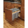 Rev-A-Shelf Rev-A-Shelf Wood Top Mount Pull Out TrashWaste Container wBB Soft Close 4WCTM-15BBSCDM2